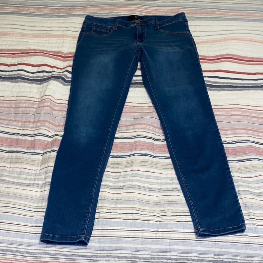 1822 Denim Women's Skinny Jeans in Deep Blue